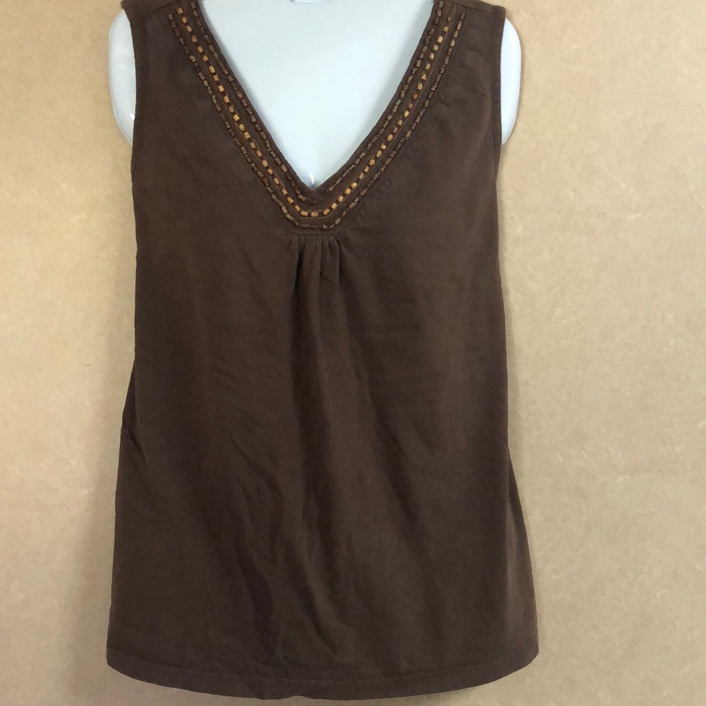 St Johns Bay brown tank top
